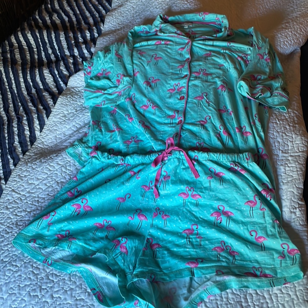 Pj salvage flamingo pajamas - XL